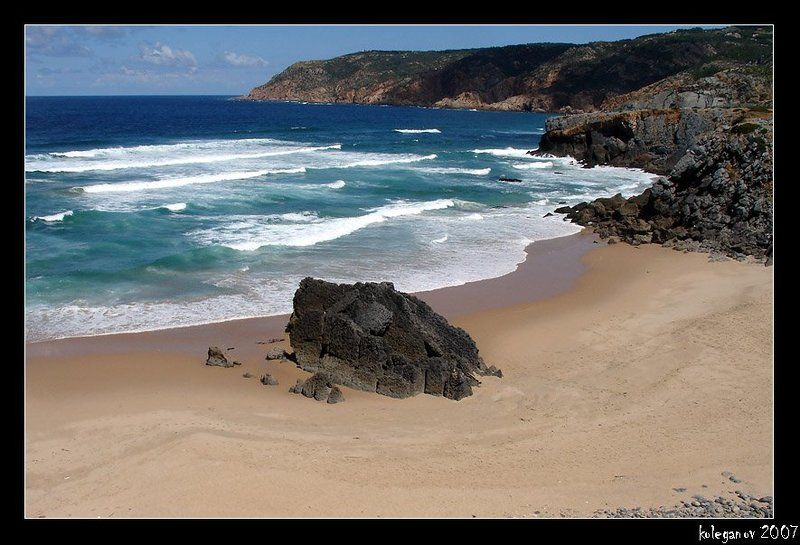 португалия, океан Дикий Пляж фото превью