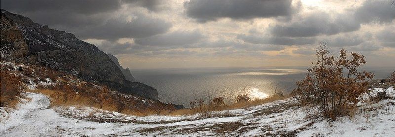 Зима в окрестностях Балаклавы фото превью