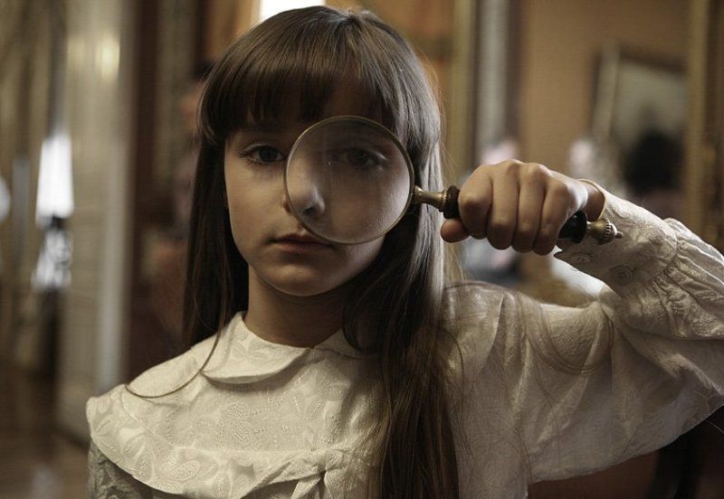 софия руснак, ребенок, девочка, детсво, лупа готика фото превью