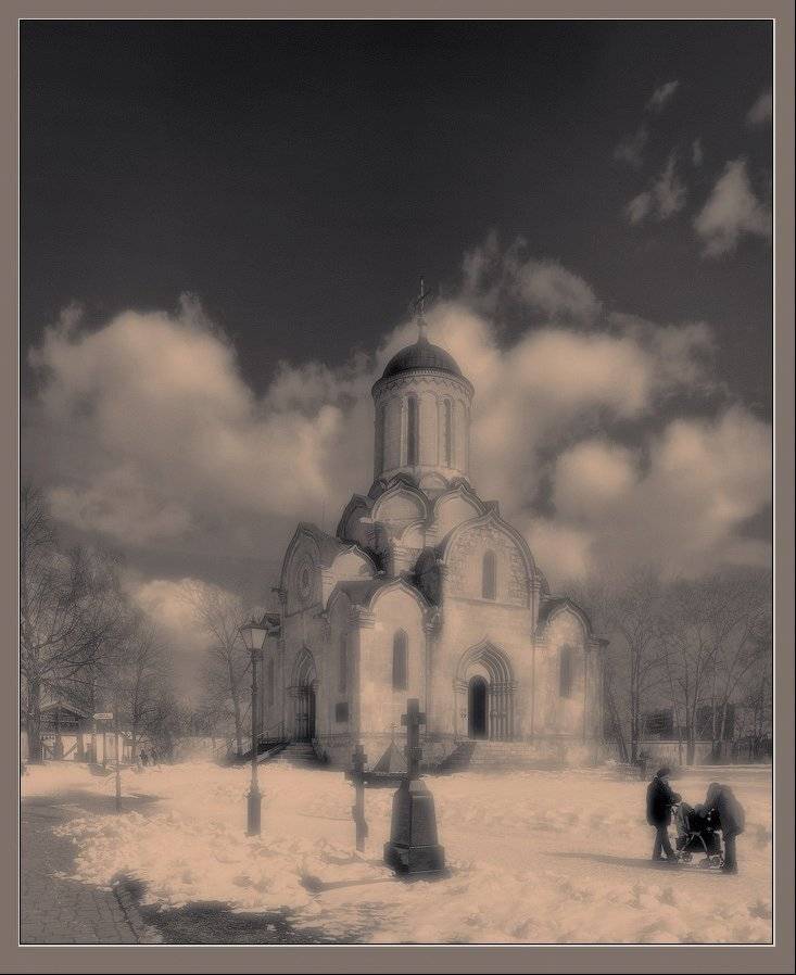 храм, музей, рублев, зима, Александр Авилов