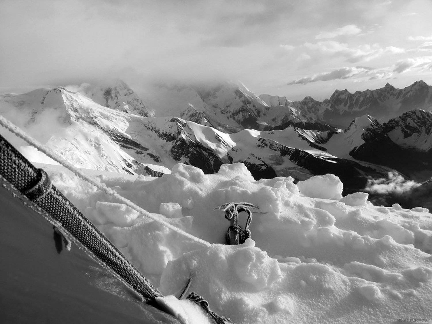 горы, памир, утро, Иван Жданов