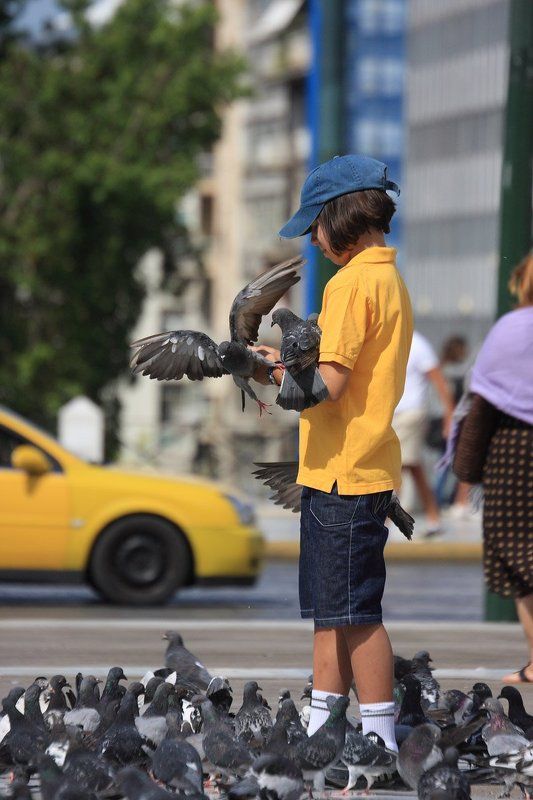 Про девочку, курочек и жёлтое такси фото превью