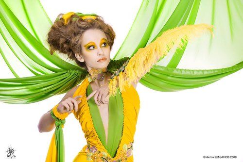 Зеленое и желтое