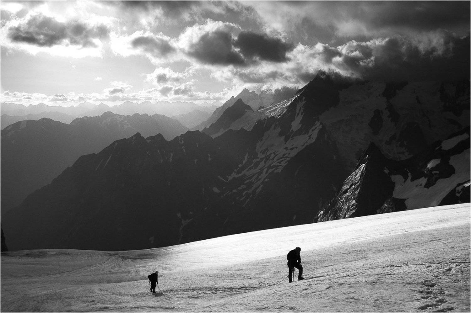 кавказ, домбай, маршрут на белалакаю 3б, sshestov