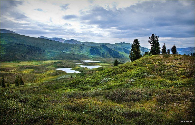 пейзаж, природа, алтай, горы, путешествие, алтайский край, озера Долина 7 озёр фото превью