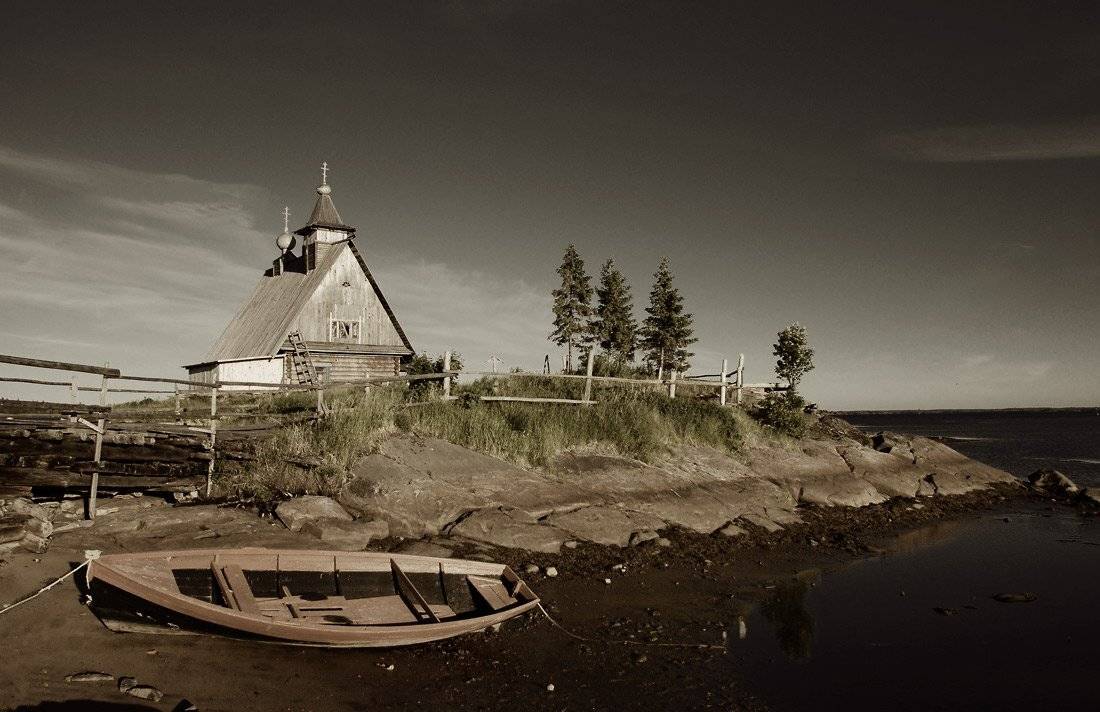 кемь, остров, соловки, Лодочник