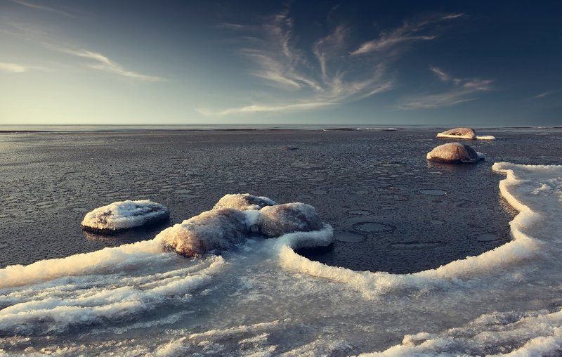 Море замерзает фото превью