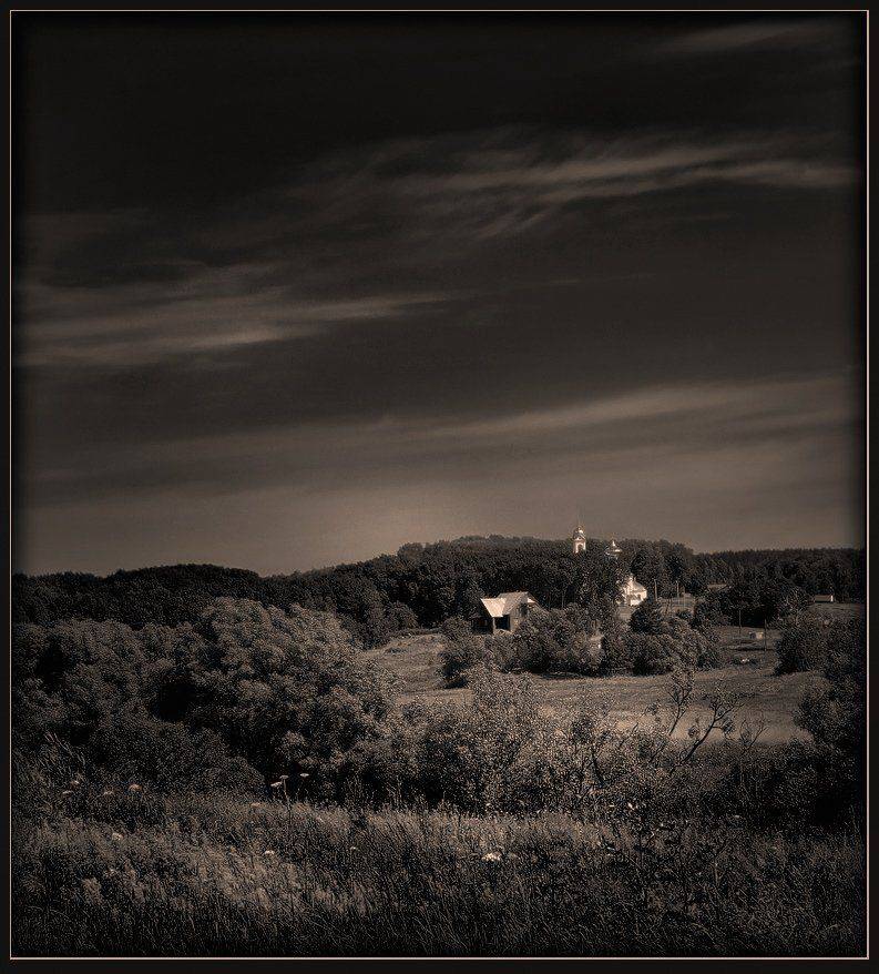 пейзаж, храм, Александр Авилов