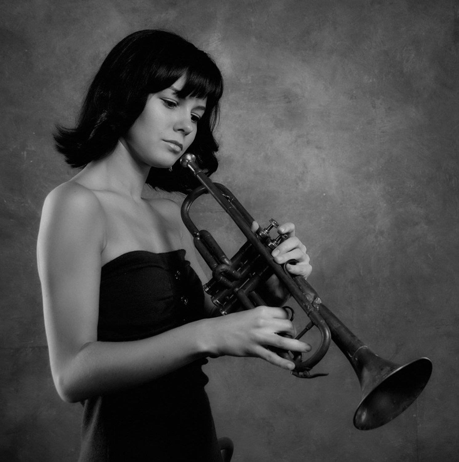 девушка,труба, Борис Никитин