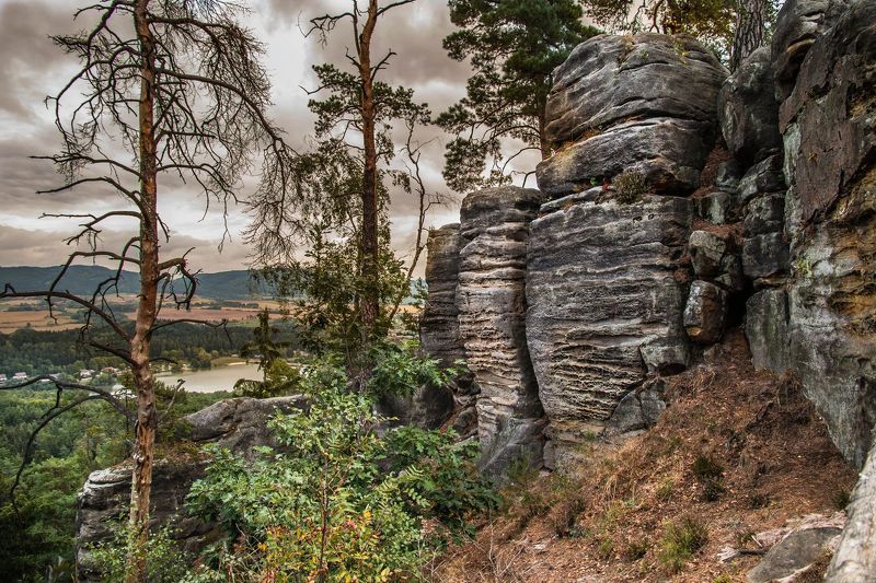 Чехия Праховы скалы Перед грозой фото превью