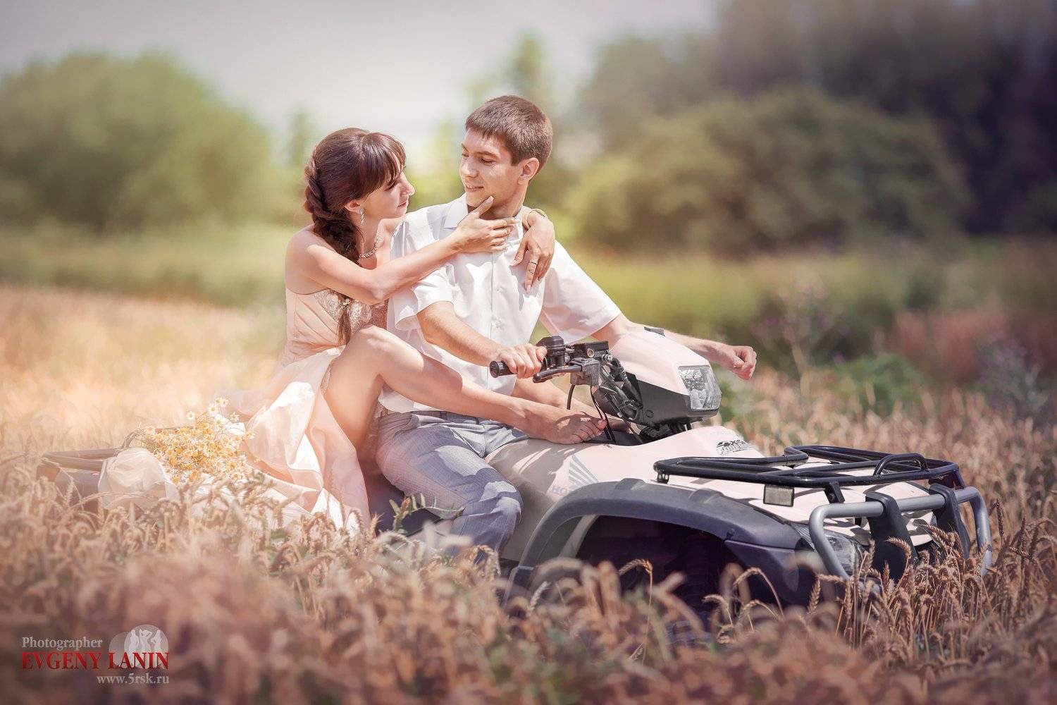 прогулка, квадрацикл,поле,любовь, Евгений Ланин