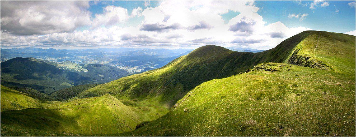 Карпаты,  горы,  лето,  дождь, свидовец, облака, Украина, Драгобрат, Алексей Медведев
