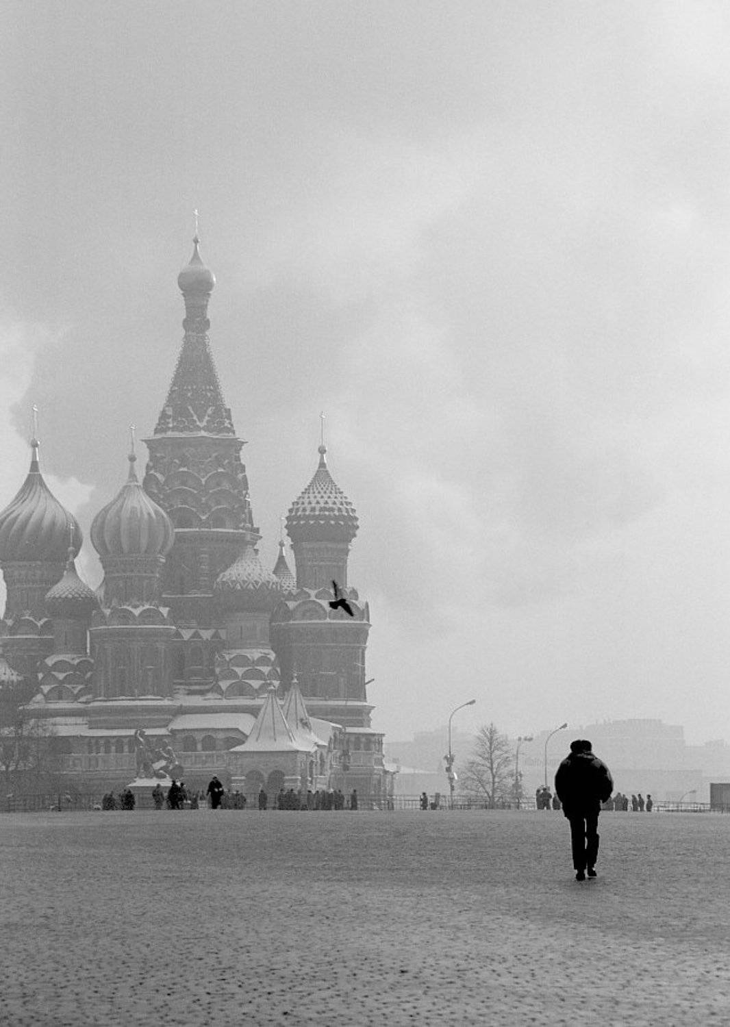 площадь, красная, мороз, храм, люди, Александр Авилов