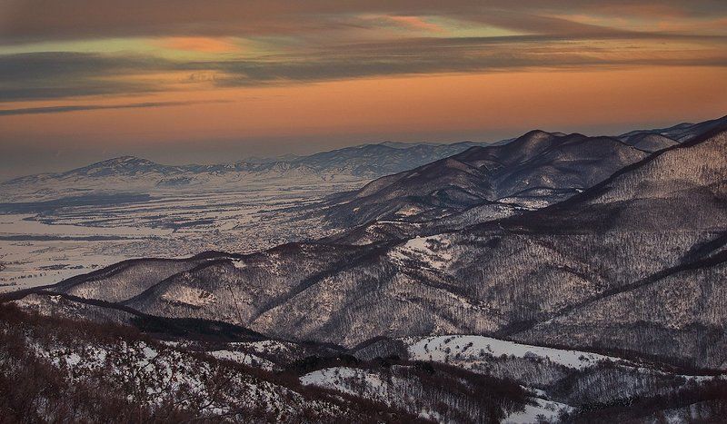 rhodope sunset bulgaria georgiev mountain Rhodope Sunset фото превью