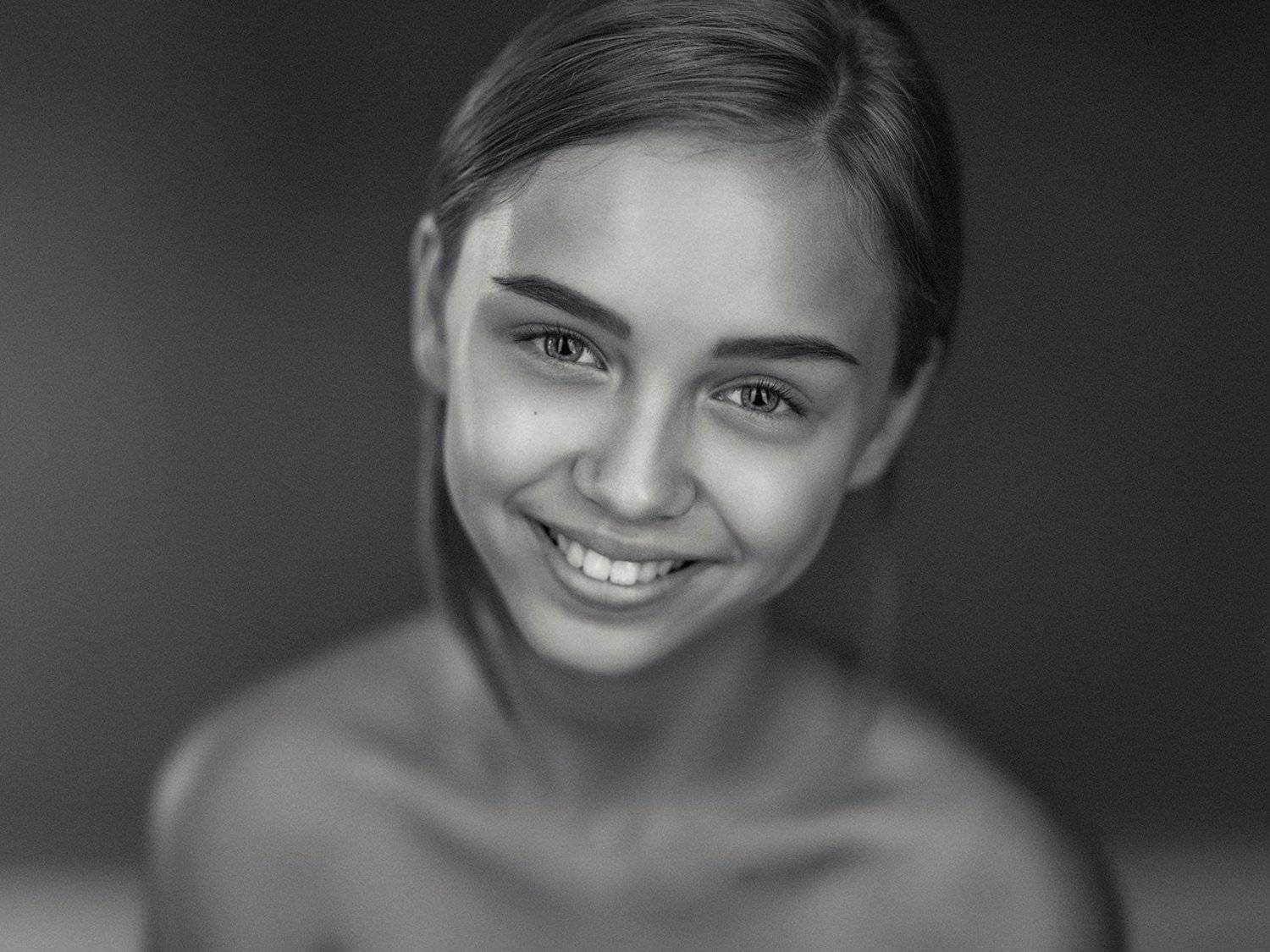 Emotion, Eyes, Girl, Portrait, Smile, Казанцев Алексей
