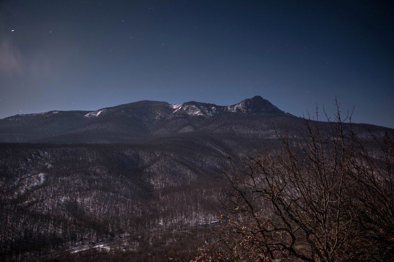 в зимних горах фото превью