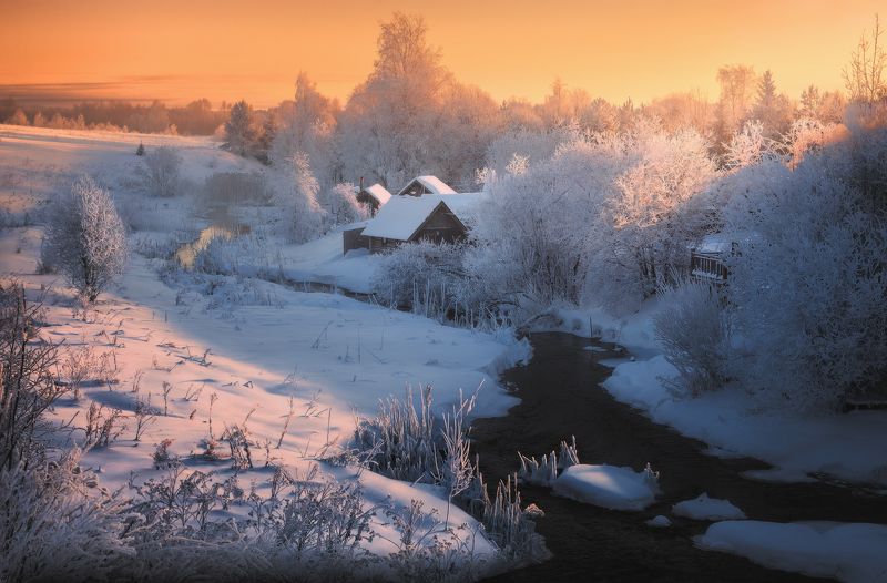 Зимнее утро. Ферапонтово фото превью