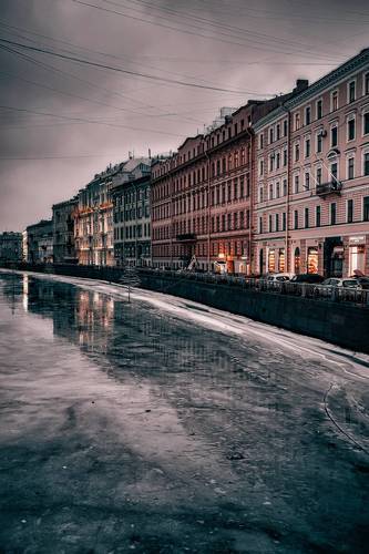 Набережная р. Мойки в Декабре