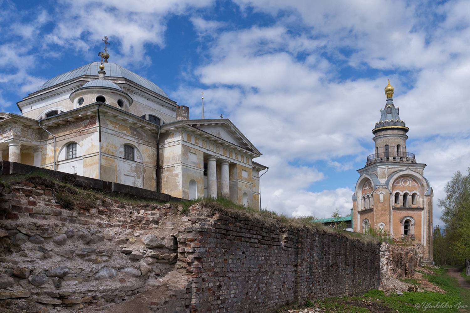 торжок, город, весна, храм, монастырь, Анна Цветковская