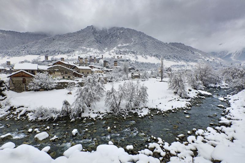 Winter river фото превью