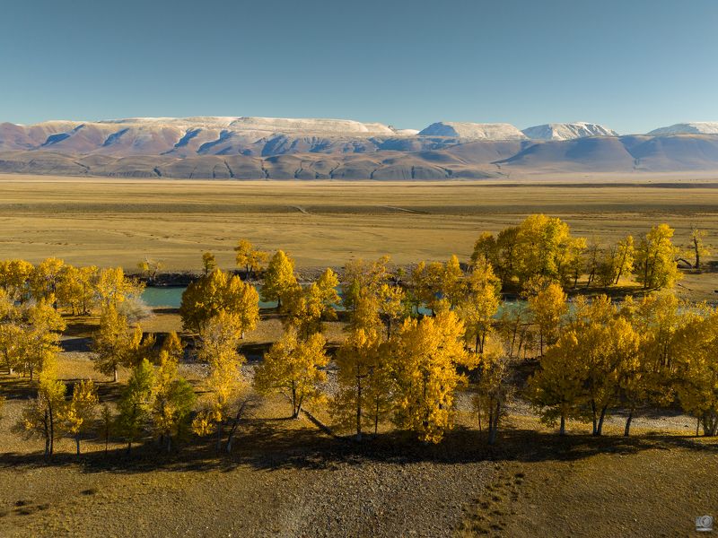 Ранняя осень в Чуйской долине фото превью