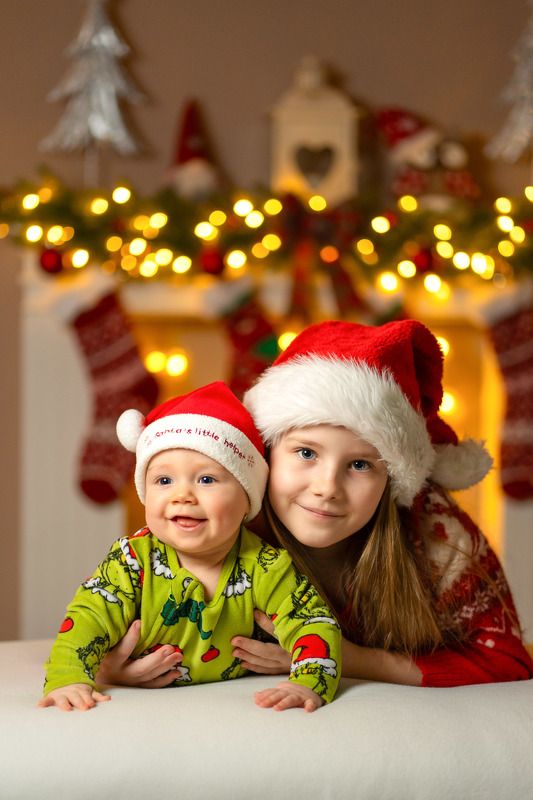 christmas, baby, child, kids, santa, Christmas girls фото превью