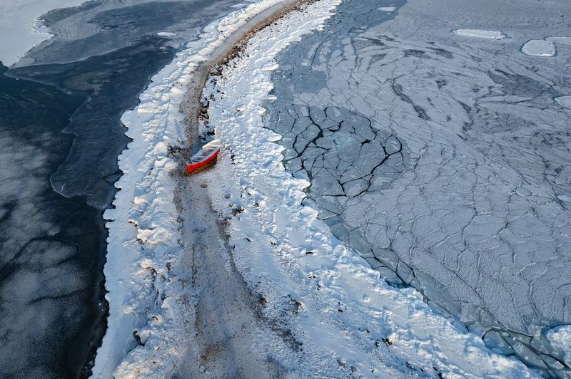 токаревская кошка, токаревский маяк, ледяные торосы, ледокол, лед, японское море, владивосток Токаревская кошка фото превью