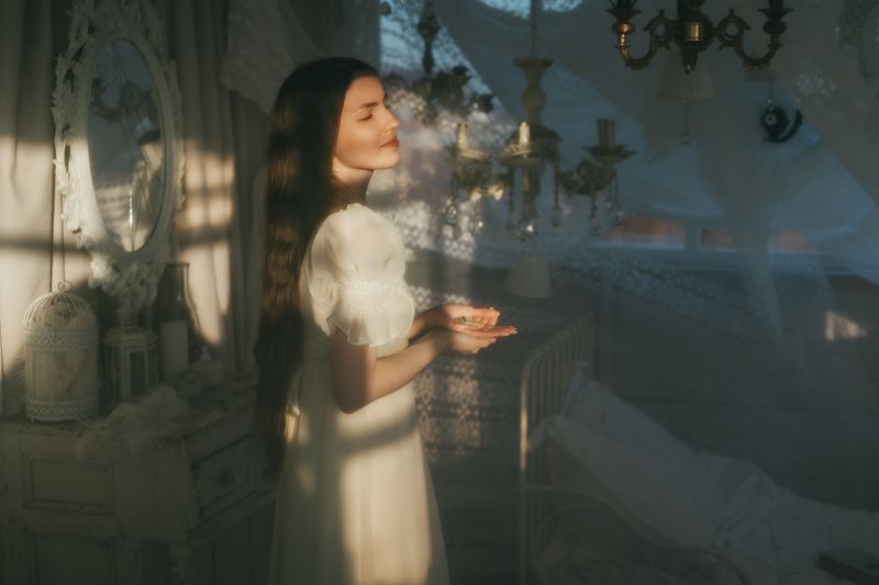 девушка, винтаж ,портрет, женский портрет, кино Солнечное утро Марьи фото превью