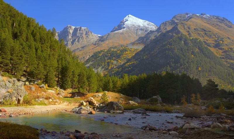 Осеннее утро в Узунколе фото превью