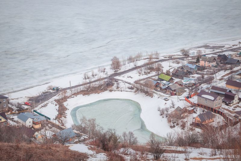 озеро пейзаж Озеро и река фото превью