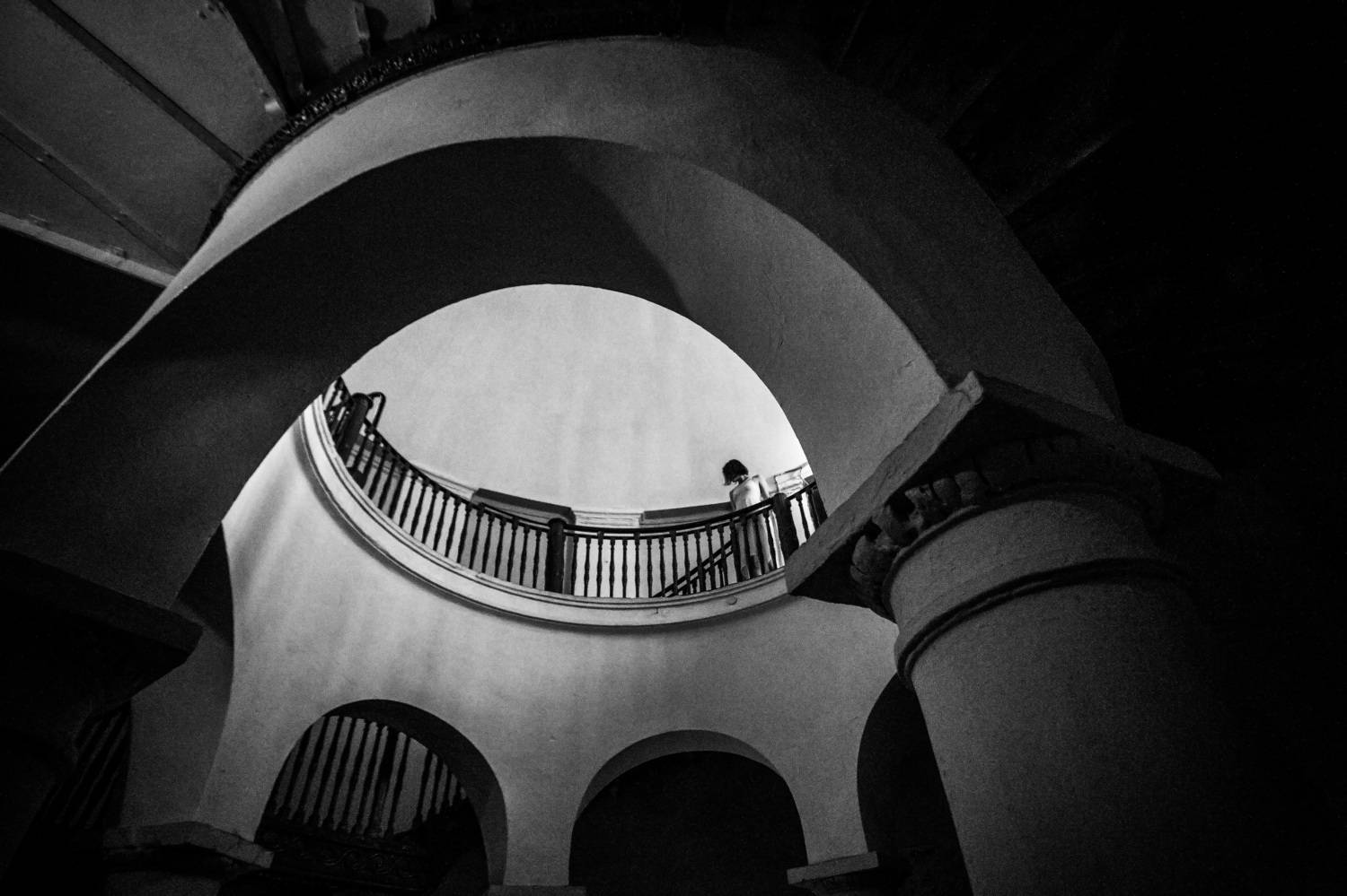 чб,девушка,архитектура, Мария Приставская (Буданова)