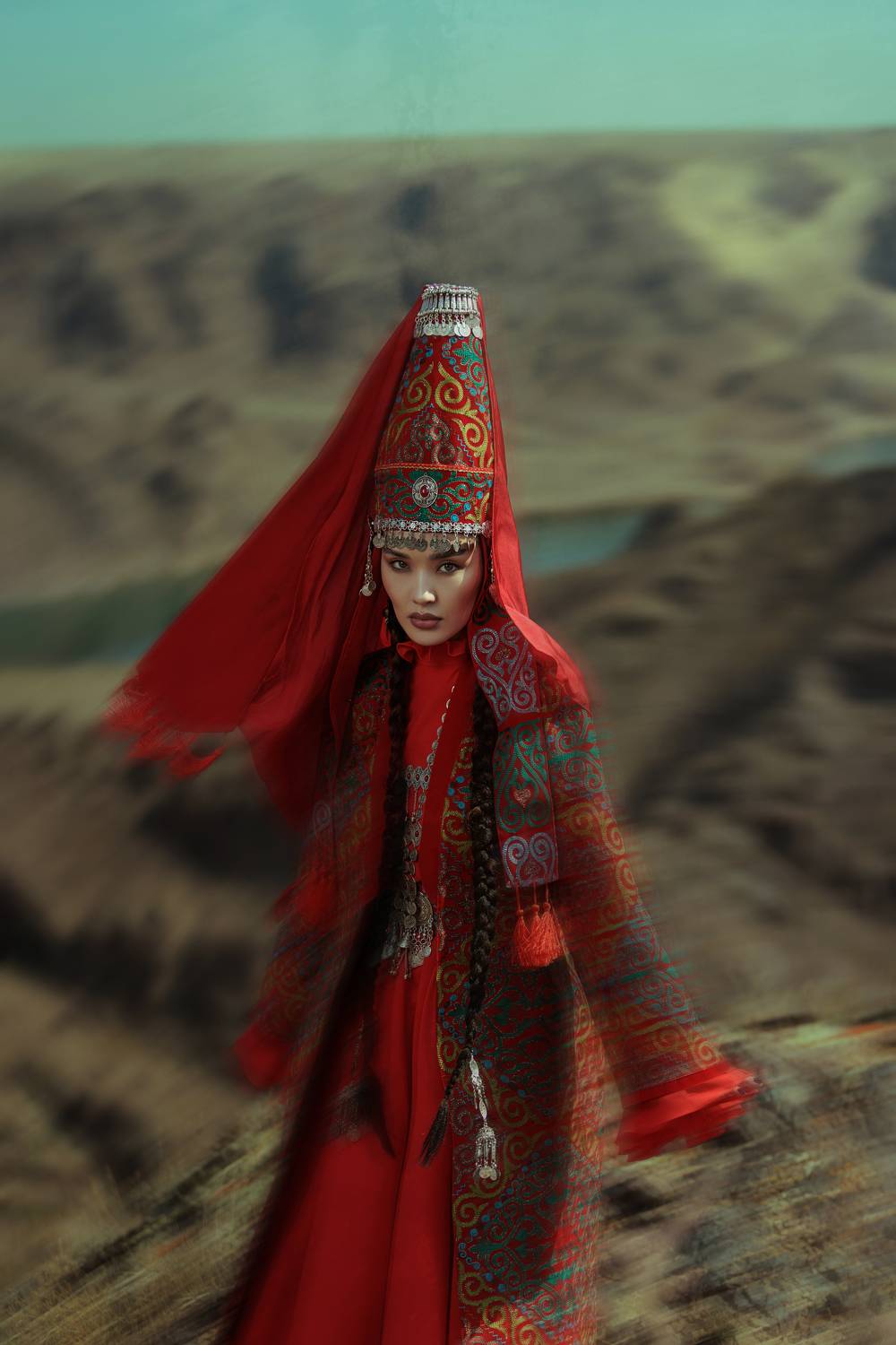 Казахская девушка, этника, история, Дарья Дунич