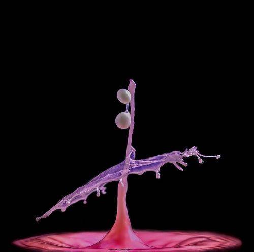 Pink drops