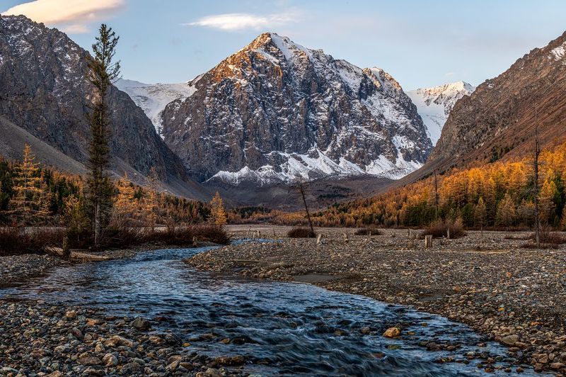 горный алтай, горы, осень Гора Караташ фото превью