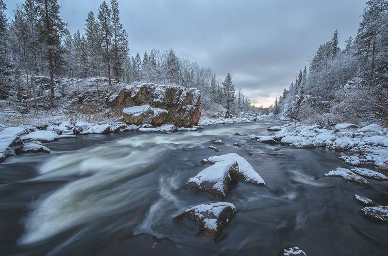 Зимняя р.Печа. фото превью