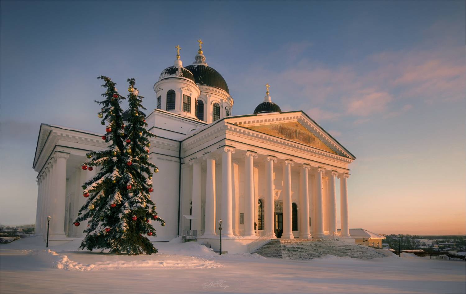 собор ёлка закат, Вера Петри