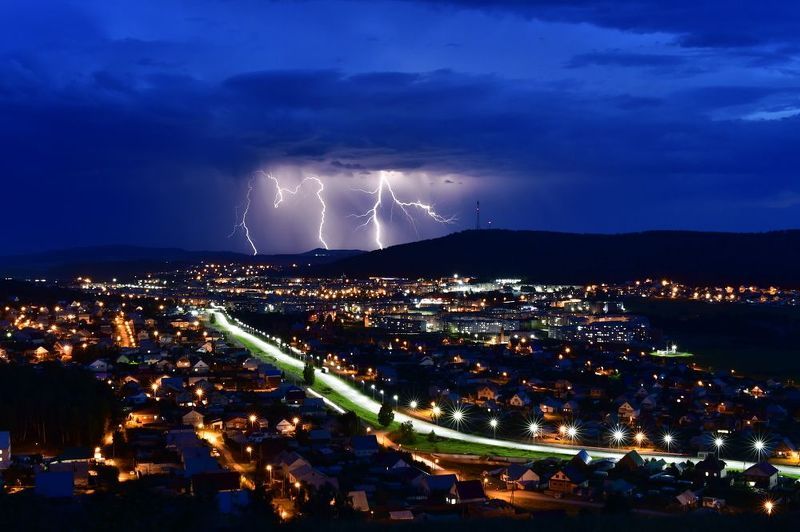 г.Учалы во время грозы фото превью