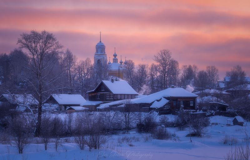 зима, пейзаж, кологрив, рассвет Зимние зарисовки в Кологриве фото превью