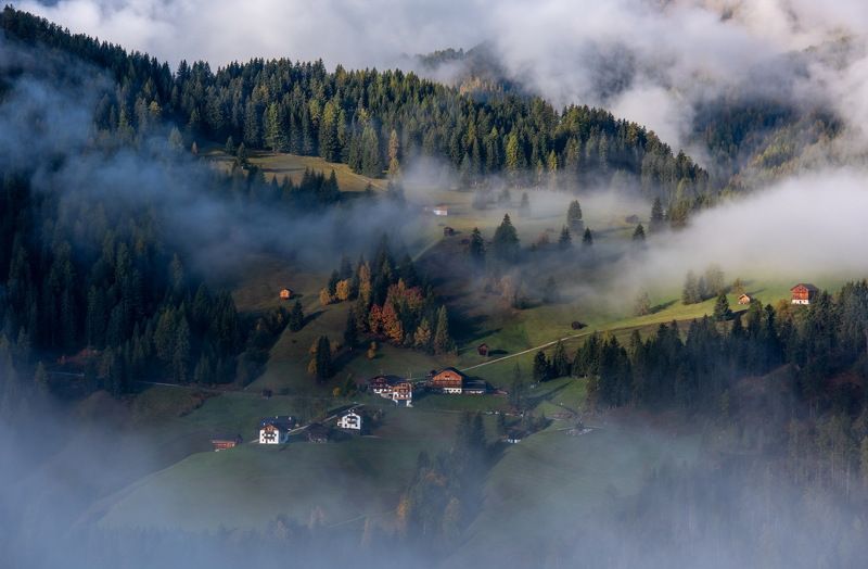 Альпийская деревня фото превью