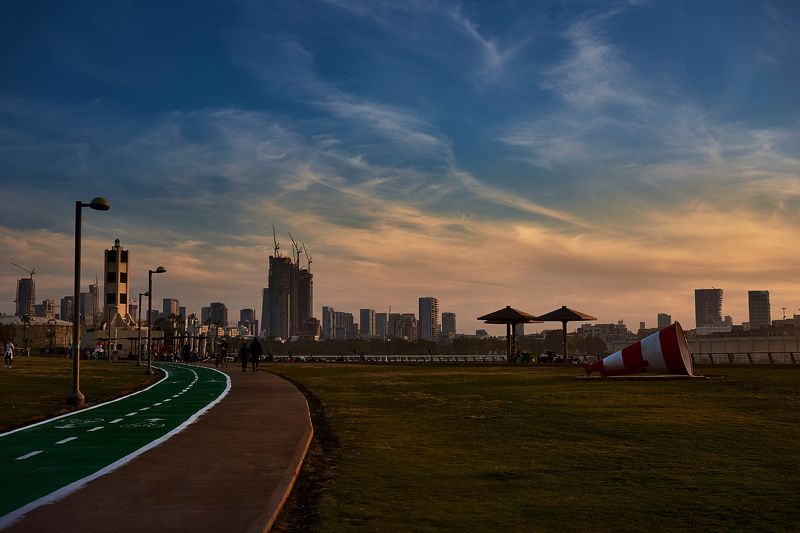 Tel-Aviv, sunset фото превью