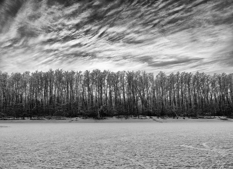 пейзаж Зима фото превью