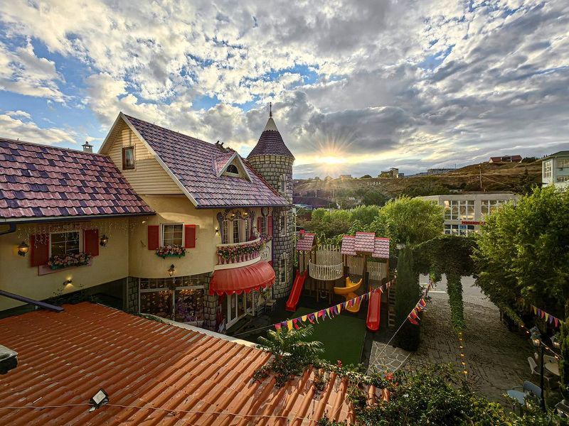 крым, судак Закат в столовой фото превью