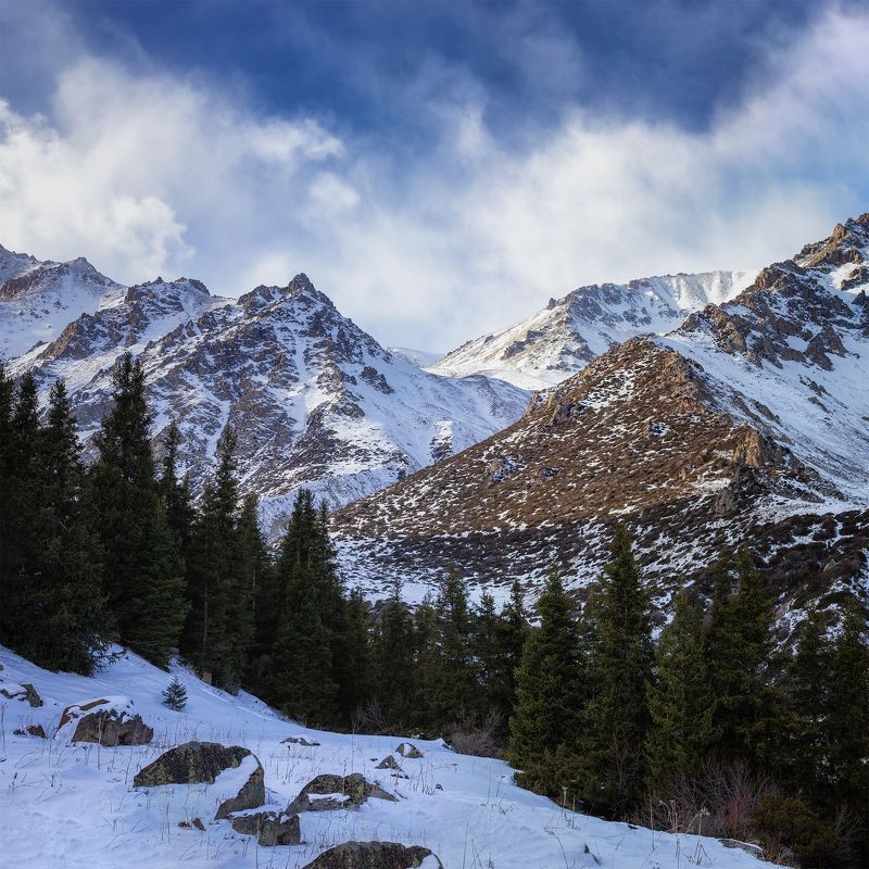 Декабрь в ущелье Адыгене фото превью