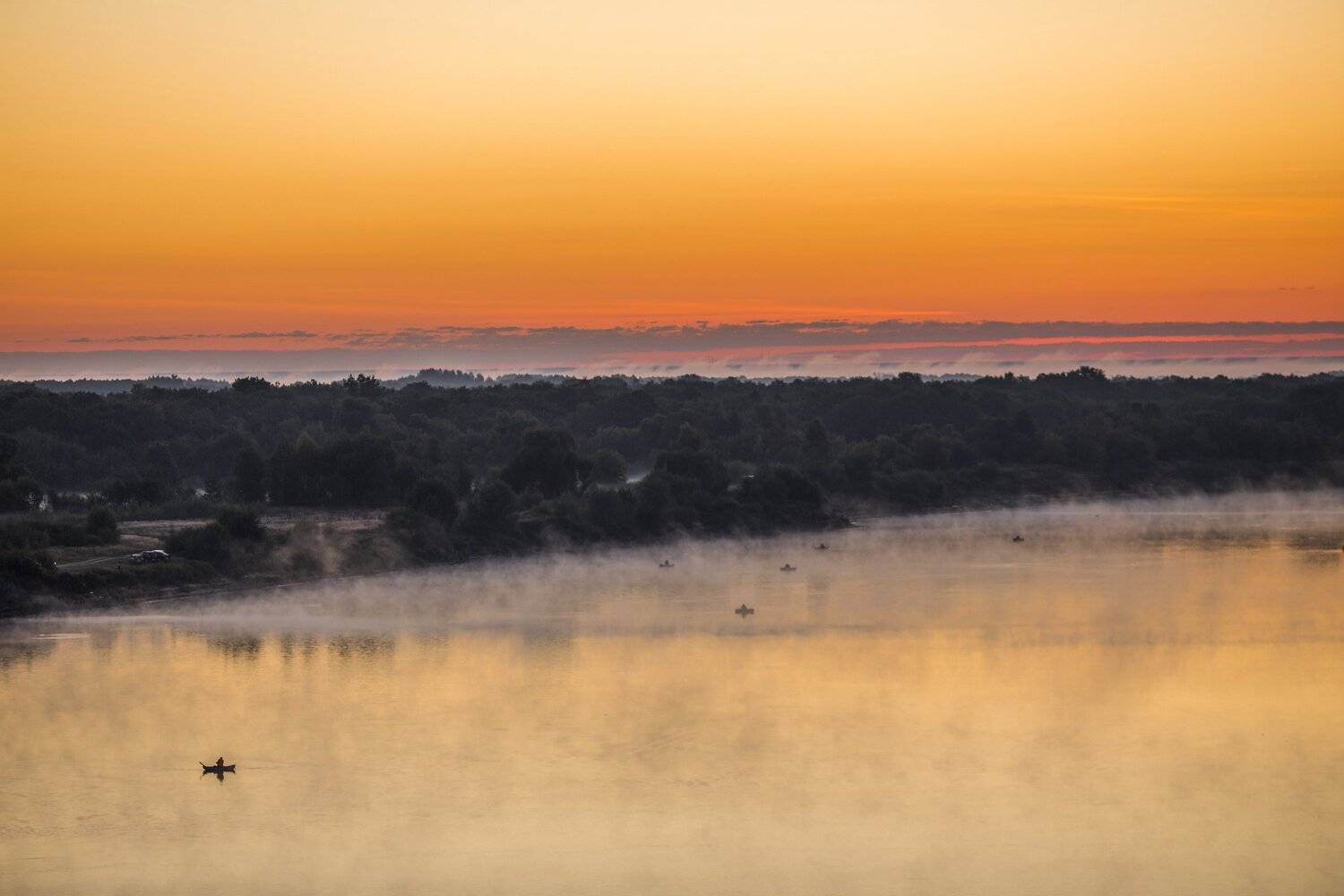 canon, утро, рассвет, рыбак,, Воробьёв Евгений