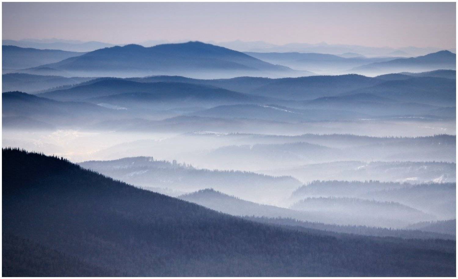 горы, горная шория, туман, сибирь, Галина Хвостенко