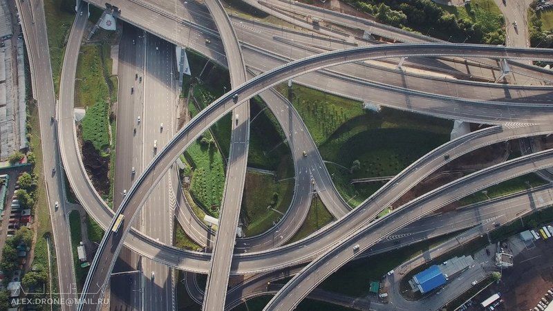 Дороги с высоты фото превью