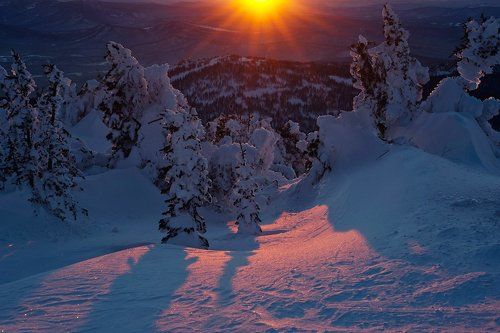 Pro дивные краски Шерегешского вечера