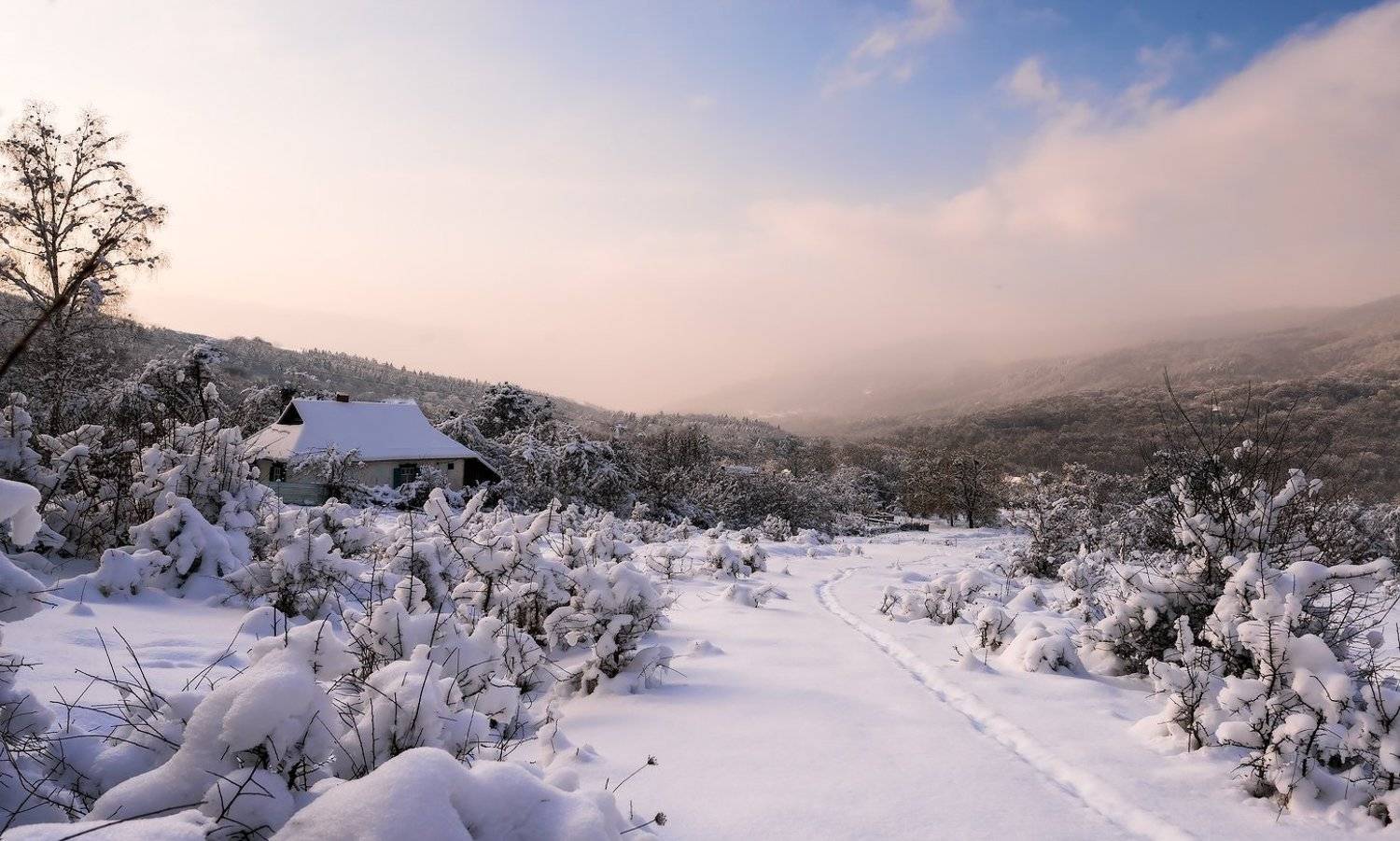 Зима, Мезмай, Природа, Снег, Темнолесская, Олег Скан