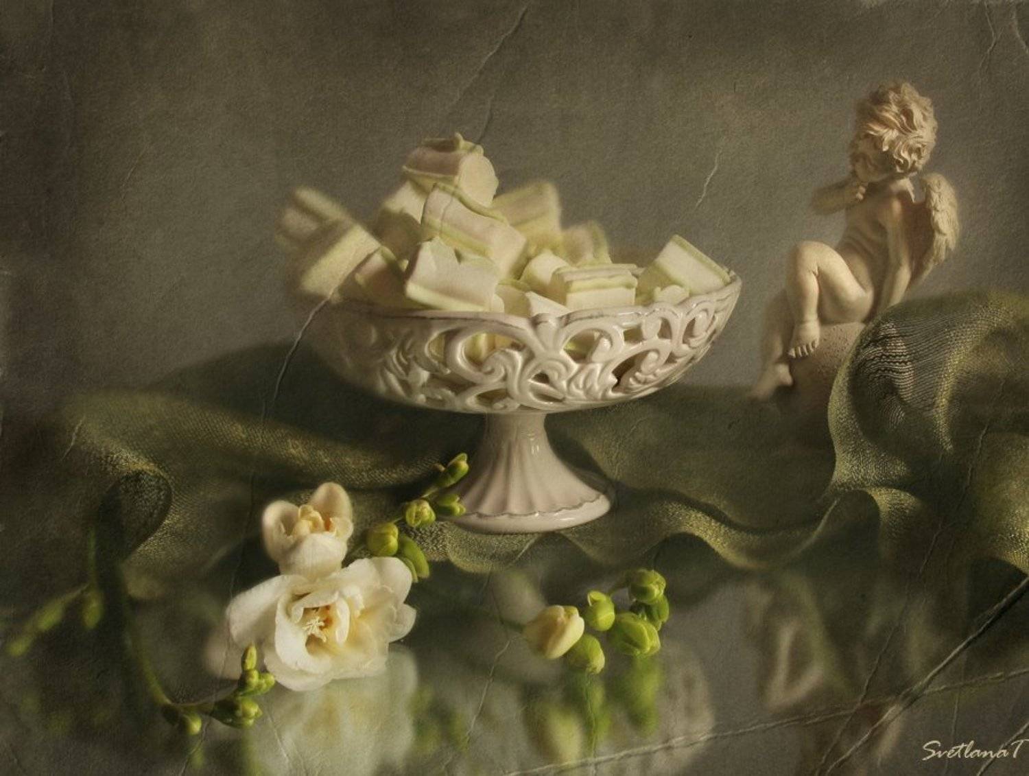 Ангел, Ваза, Зефир, Натюрморт, Фотонатюрморт, Цветок, Svetlana Tkachenko