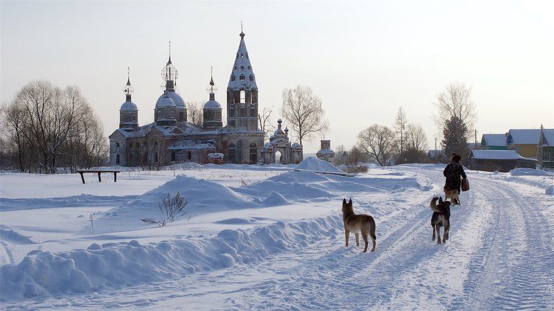 Сельская январская фото превью